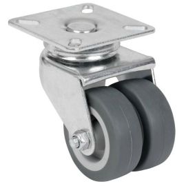 Walteco Swivel Double Castor Ø 50Mm, With Plate, Load 70Kg 9210795