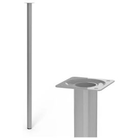 Walteco Furniture Leg Ø30X800Mm, Grey 50345