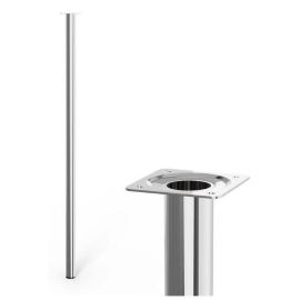 Walteco Furniture Leg Ø30X800Mm, Chrome 50336