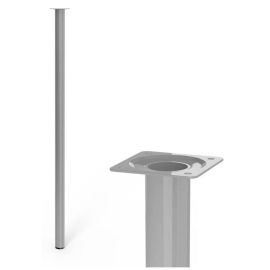 Walteco Furniture Leg Ø30X750Mm, Grey 50212