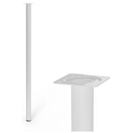 Walteco Furniture Leg Ø30X700Mm, White 50308