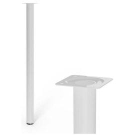 Walteco Furniture Leg Ø30X500Mm, White 50297