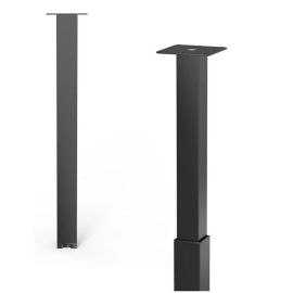 Walteco Furniture Leg 60X60Mm, H-700-1100Mm, Height Adjustable, Black 50400