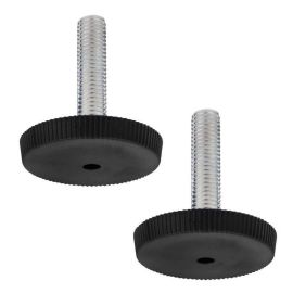 Walteco Adjusting Screw Ø 45Mm, M10X45Mm, Black, 2 Pcs 50374