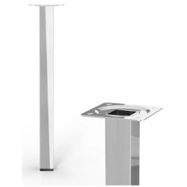 Walteco Furniture Leg 25*25*300Mm,  Chrome 50160