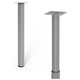 Walteco Furniture Leg Ø 30Mm, H-300-500Mm, Height Adjustable, Grey 50396
