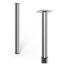 Walteco Furniture Leg Ø 30Mm, H-300-500Mm, Height Adjustable, Chrome 50398