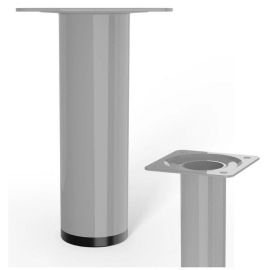 Walteco Furniture Leg Ø30X100Mm, Grey 50269