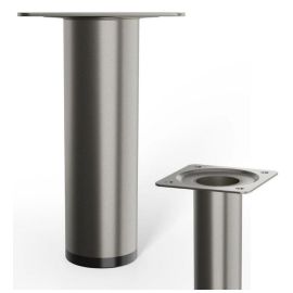 Walteco Furniture Leg Ø30X100Mm, Nickel Brushed 50271