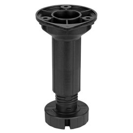 Walteco Socket Leg 96-150Mm, Plastic, Black 50004