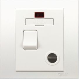 Schneider Electric Vivace Switched Fused Connection Unit White 13A 250V KB31DNFSG