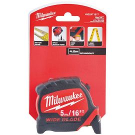 Milwaukee Tape Measure Premium Wide Blade 5m/16Ft 4932471817