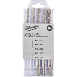 Milwaukee SDS+ 2 Cutter Drill Bit Set 4932471242