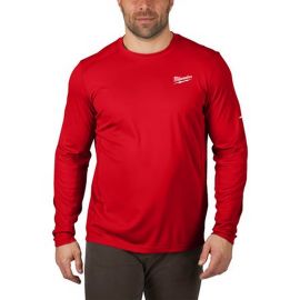Milwaukee WW LS RD XL Long Sleeve Red XL  4932493086