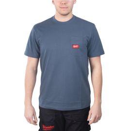Milwaukee WT SS Blu L T-Shirt Short Sleeve Blue L 4932493015