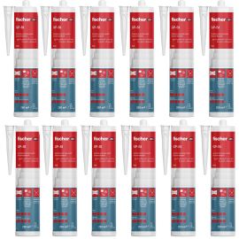Fischer Silicone Sealant Premium Clear 280ml 24pcs/Ctn 569747 