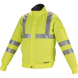 Makita Cordless Fan Jacket Safety Hi-Visibility Size: XL DFJ214ZXL