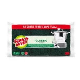 3M Scotch-Brite Classic Scrub Sponge 24X(2+1 FR) TR109 UU010939484
