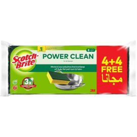 3M Scotch-Brite Classic Scrub Sponge, 4+4 free pieces in pack TR18601 UU011013628