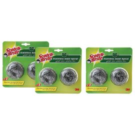 3M Scotch Brite Metallic Spiral Ball (BLISTER PK) 2+1FREE TR12003 XN005306206
