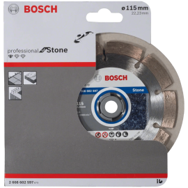 Bosch Diamond Cutting Disc for Granite/Stone 115x22.23x1,6x10mm PTW 2608602597