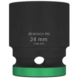 Bosch Impact Socket 1/2" 24MM Standard 1pc PRO 2608003054