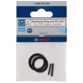 Bosch Retaining Ring & Pin PRO 1/4" 4pc 2608003064