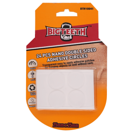 Bigteeth Nano Double Sided Adhesive Circle 25mm 24pcs BTH10041