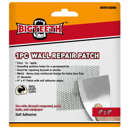 Bigteeth 4"X4" Dry Wall Repair Patch BTH10096