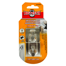 Bigteeth High Quality Stainless Adhesive Hooks 4.5X4.5X2.6Cm 2pcs BTH20028