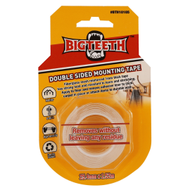 Bigteeth Double Sided Mounting Tape 25.4mm BTH10105