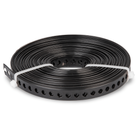 Alberts Perforated Tape Galv. Black 12/10m 329549