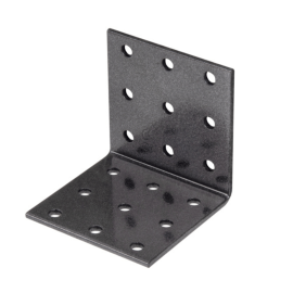Alberts DURAVIS Perforated Angle Plate Black 60x60x60 301811