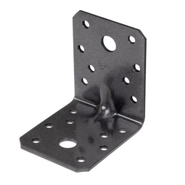 Alberts DURAVIS Heavy Angle Connector Black 70x70x55 301866