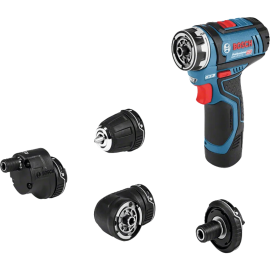 Bosch 12V Drill Driver GSR 12V-15 FC 2X2AH battery (with 3chuck) 06019F60L0