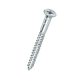 Patta Wood Screw Zinc Plated Phillips #10X2 inch 100 pcs/pkt
