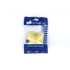Aricol Electric Blank Plate 1 Gang Satin Gold ALB133G