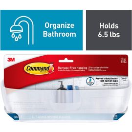 3M Shower Caddy With Water Resistant Strips Bath11-ES