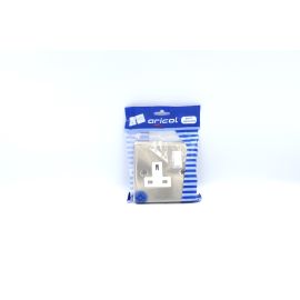 Aricol Electric Switch Socket 1 Gang 13A Chrome ALS113C