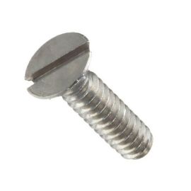 Machine Screw G I Slotted Flat Head  4 x 15mm - 12pcs