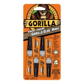 Original Gorilla Glue Single Use (3 Grams x 4 Tubes) 5000504 Gorilla