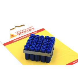 Wall Plug Blue PVC 8mm x 1" - 25Pcs Expendet
