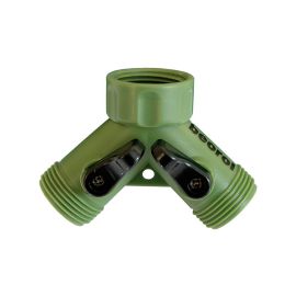 Beorol Garden Hose Connector 3/4" With Shut-off 2Way GSPV34