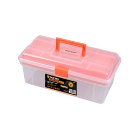 Tactix Tool Box 15" Clear/Orange TTX-320105