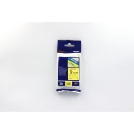 Laminated Tape Black on Yellow 9mm x 8mtrs TZe-621 Brother