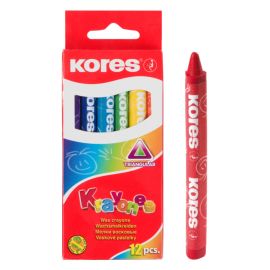 Kores Wax Crayons 12Pcs 33101