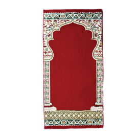 Mosque Kashmeer Mehrab Red Width - 1.3 M 15301-0536R