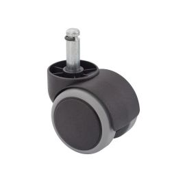 Walteco Twin Wheel Castor for Hard Floors Ø 50Mm, With Pin 10Mm, Load 50Kg 9125456