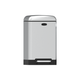 Dust Bin Stainless Steel Pedal W/PP Inner 20L IPHHPB007 Cosmoplast