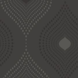 Wallpaper - Gardenia Col97460 Tia Black 10.05X0.53M 157-97460
